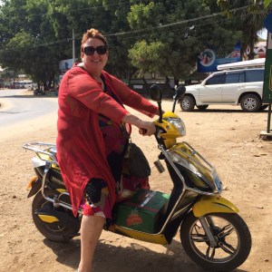E-bikes - a fun, enviro-friendly way to see the sights of Bagan, and go shopping afterwards
